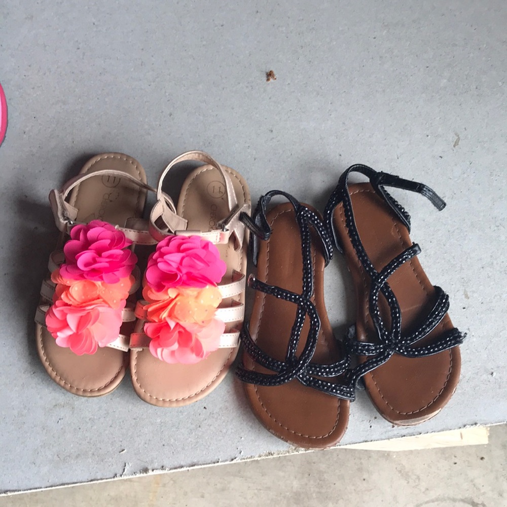 Girls size 11 sandal lot